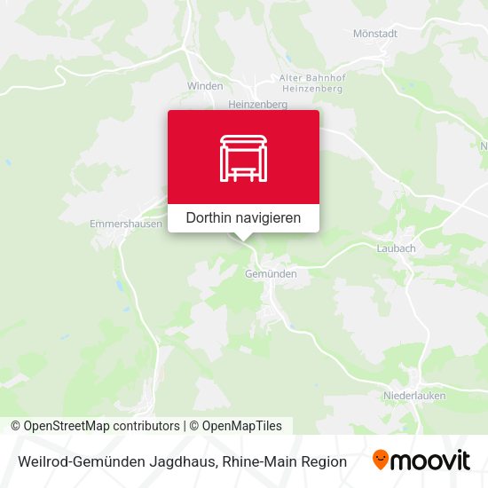 Weilrod-Gemünden Jagdhaus Karte