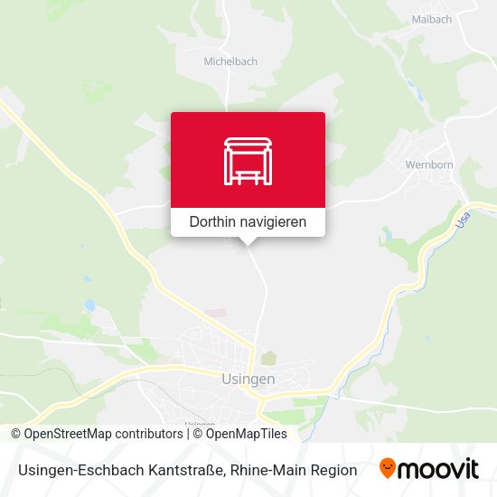 Usingen-Eschbach Kantstraße Karte