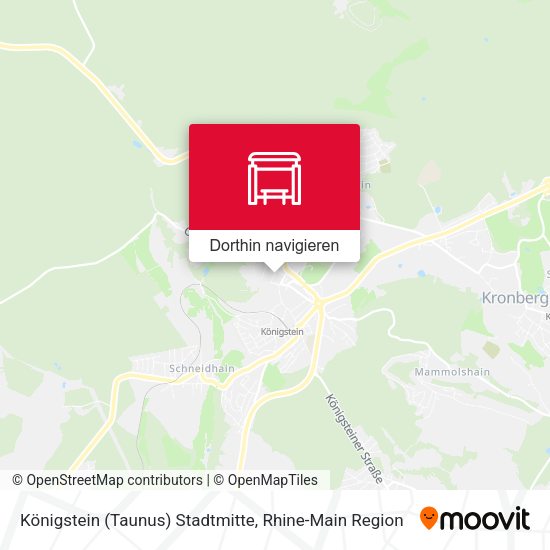 Königstein (Taunus) Stadtmitte Karte
