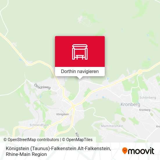 Königstein (Taunus)-Falkenstein Alt-Falkenstein Karte