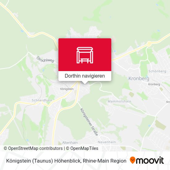 Königstein (Taunus) Höhenblick Karte