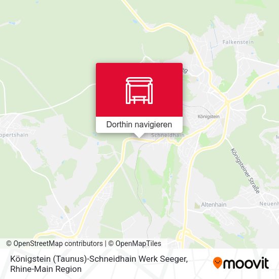 Königstein (Taunus)-Schneidhain Werk Seeger Karte