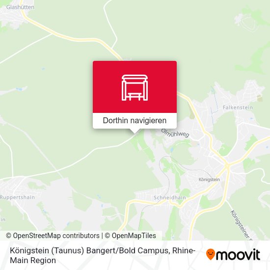 Königstein (Taunus) Bangert / Bold Campus Karte