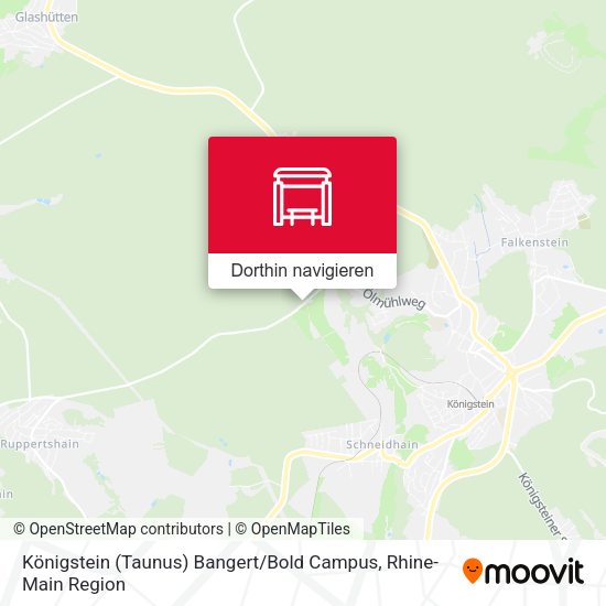 Königstein (Taunus) Bangert / Bold Campus Karte