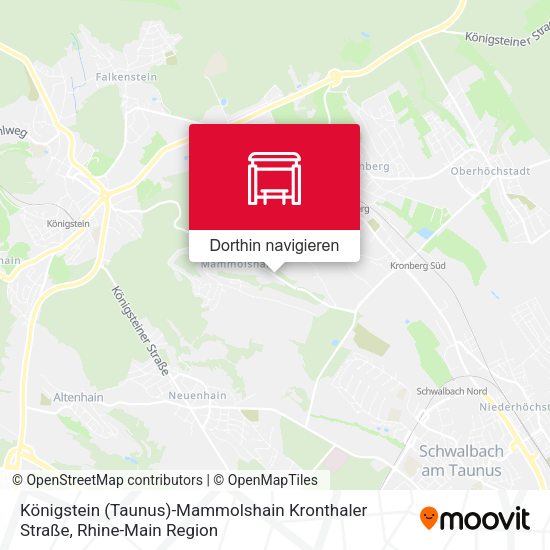 Königstein (Taunus)-Mammolshain Kronthaler Straße Karte
