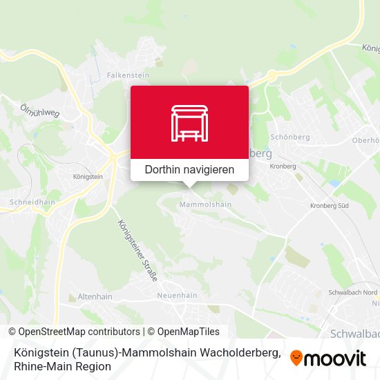 Königstein (Taunus)-Mammolshain Wacholderberg Karte