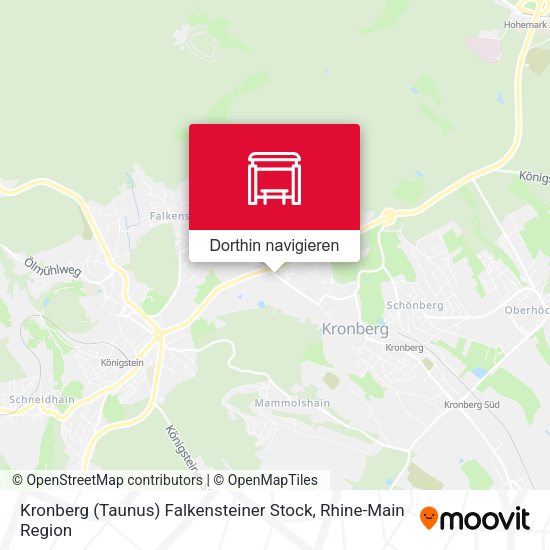 Kronberg (Taunus) Falkensteiner Stock Karte