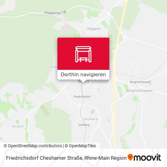 Friedrichsdorf Cheshamer Straße Karte