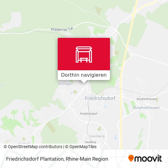 Friedrichsdorf Plantation Karte