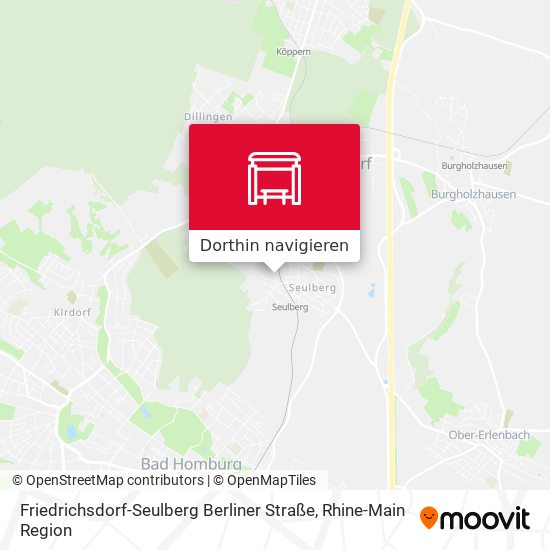 Friedrichsdorf-Seulberg Berliner Straße Karte