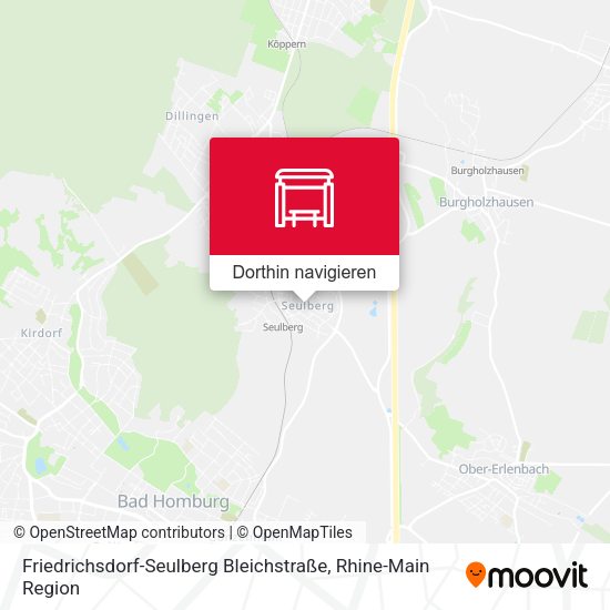Friedrichsdorf-Seulberg Bleichstraße Karte