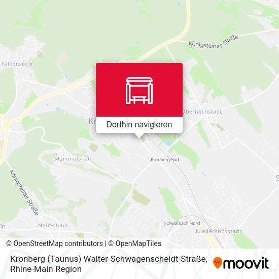 Kronberg (Taunus) Walter-Schwagenscheidt-Straße Karte