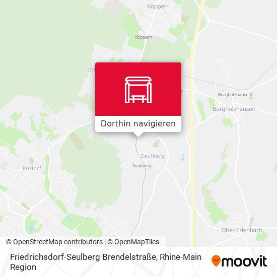 Friedrichsdorf-Seulberg Brendelstraße Karte