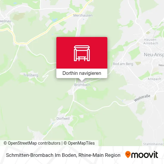 Schmitten-Brombach Im Boden Karte