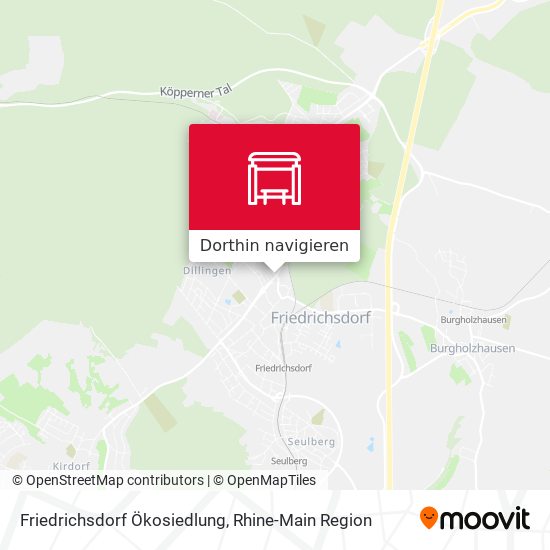 Friedrichsdorf Ökosiedlung Karte