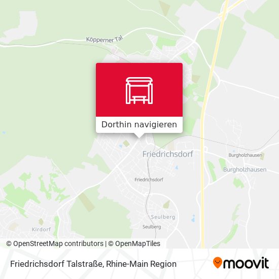 Friedrichsdorf Talstraße Karte
