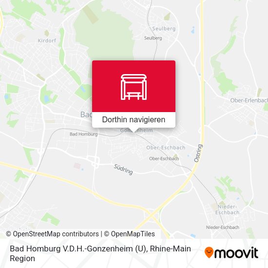 Bad Homburg V.D.H.-Gonzenheim (U) Karte