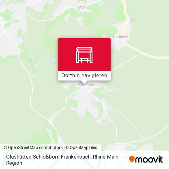 Glashütten-Schloßborn Frankenbach Karte