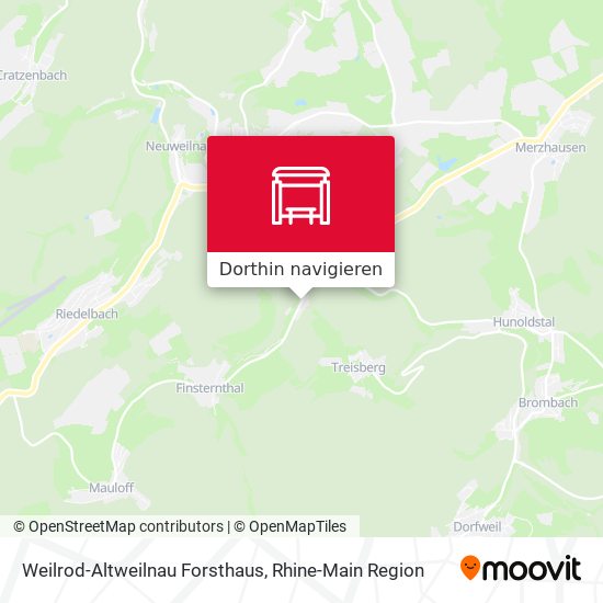 Weilrod-Altweilnau Forsthaus Karte