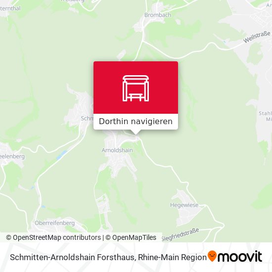 Schmitten-Arnoldshain Forsthaus Karte