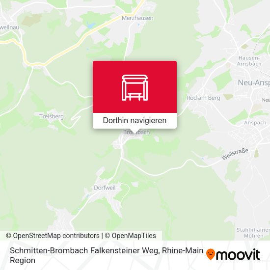 Schmitten-Brombach Falkensteiner Weg Karte