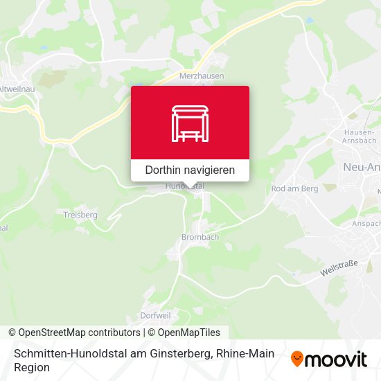 Schmitten-Hunoldstal am Ginsterberg Karte