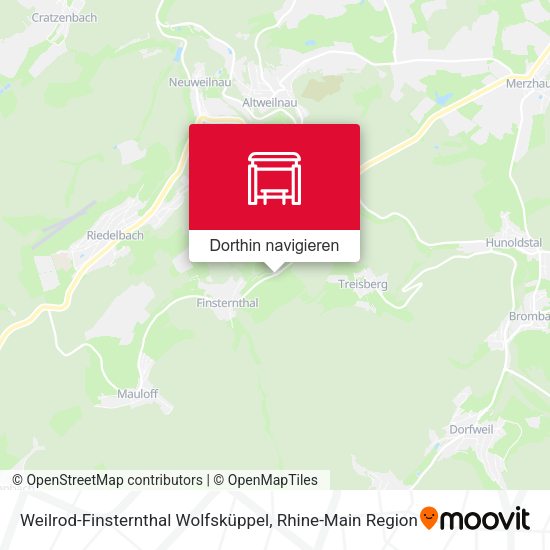 Weilrod-Finsternthal Wolfsküppel Karte