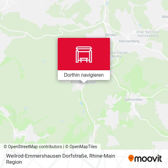Weilrod-Emmershausen Dorfstraße Karte
