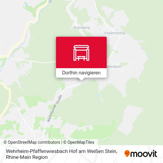 Wehrheim-Pfaffenwiesbach Hof am Weißen Stein Karte