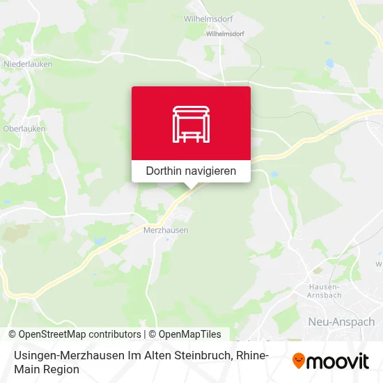 Usingen-Merzhausen Im Alten Steinbruch Karte