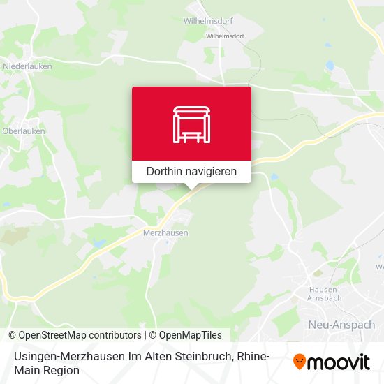 Usingen-Merzhausen Im Alten Steinbruch Karte