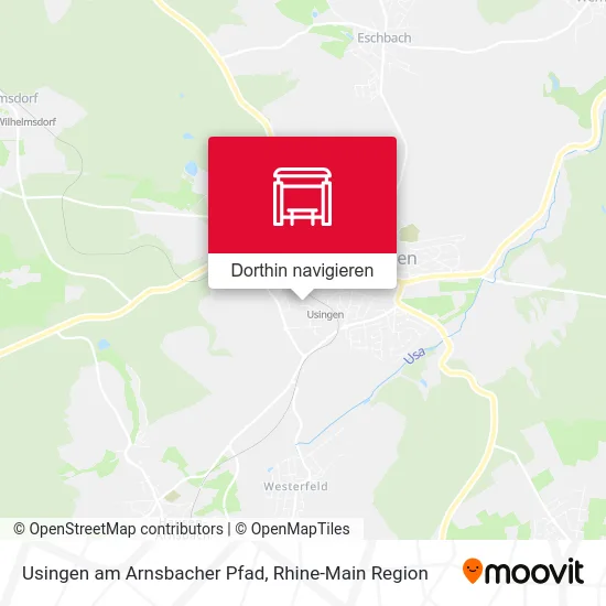Usingen am Arnsbacher Pfad Karte