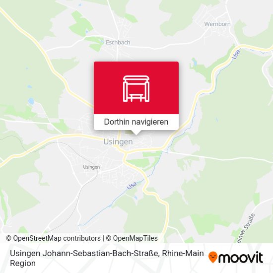 Usingen Johann-Sebastian-Bach-Straße Karte
