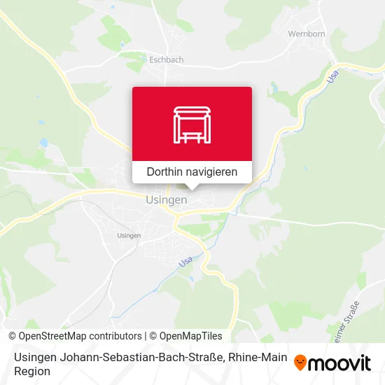 Usingen Johann-Sebastian-Bach-Straße Karte