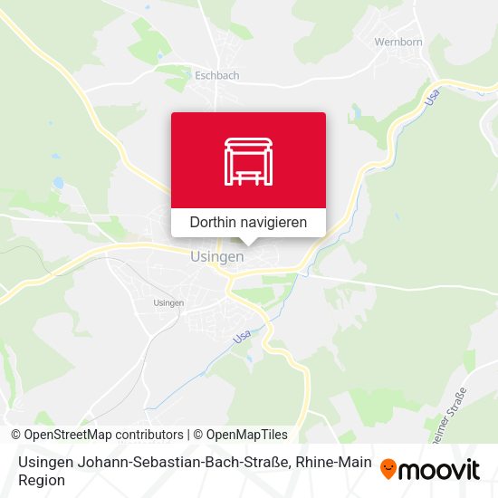 Usingen Johann-Sebastian-Bach-Straße Karte