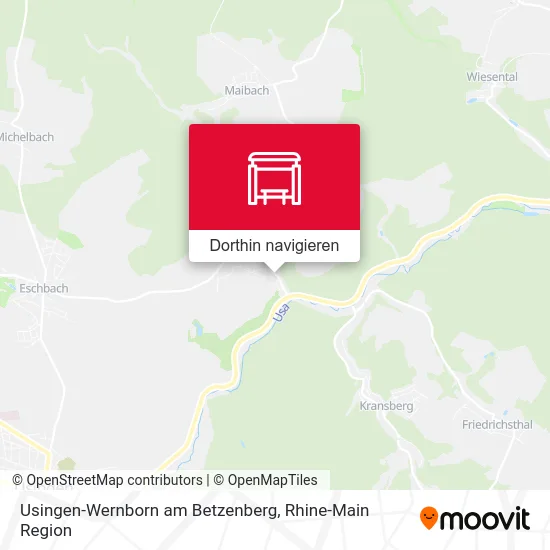 Usingen-Wernborn am Betzenberg Karte