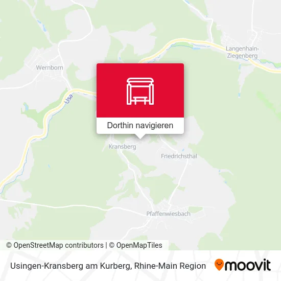 Usingen-Kransberg am Kurberg Karte