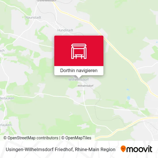 Usingen-Wilhelmsdorf Friedhof Karte