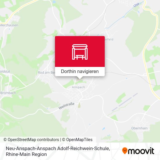 Neu-Anspach-Anspach Adolf-Reichwein-Schule Karte