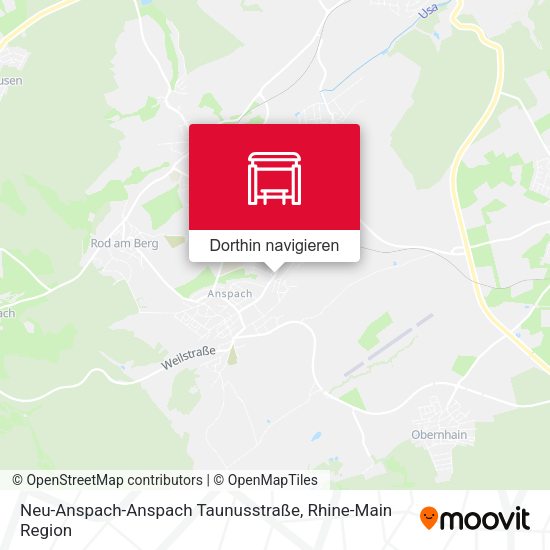 Neu-Anspach-Anspach Taunusstraße Karte