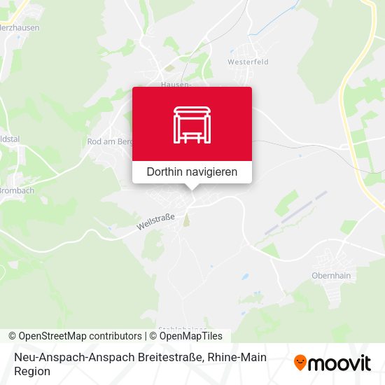 Neu-Anspach-Anspach Breitestraße Karte
