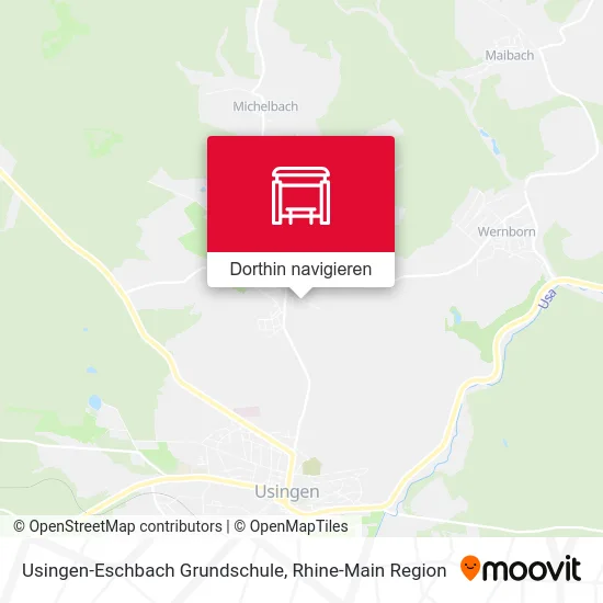 Usingen-Eschbach Grundschule Karte