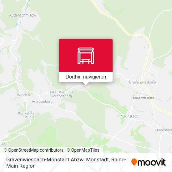 Grävenwiesbach-Mönstadt Abzw. Mönstadt Karte