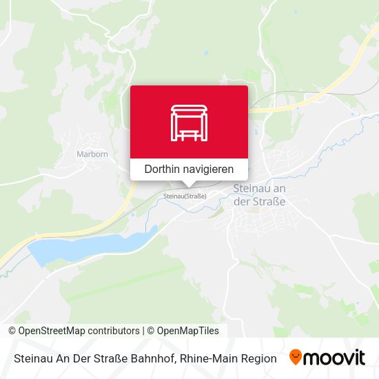Steinau An Der Straße Bahnhof Karte