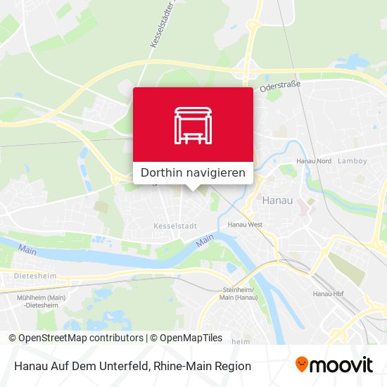 Hanau Auf Dem Unterfeld Karte