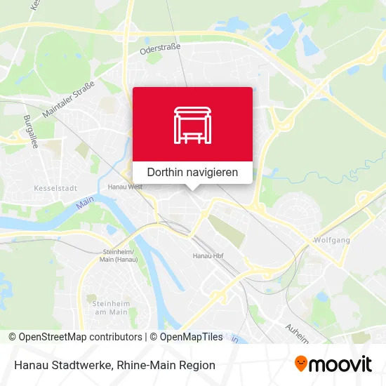 Hanau Stadtwerke Karte