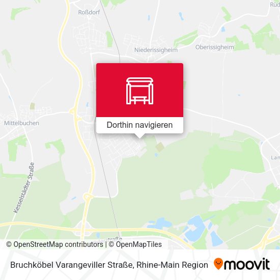 Bruchköbel Varangeviller Straße Karte