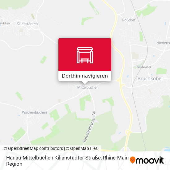 Hanau-Mittelbuchen Kilianstädter Straße Karte