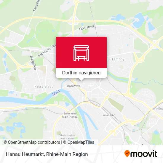 Hanau Heumarkt Karte