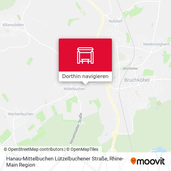 Hanau-Mittelbuchen Lützelbuchener Straße Karte